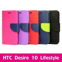【CHENG TAI】撞色側掀站套 HTC Desire 10 Lifestyle